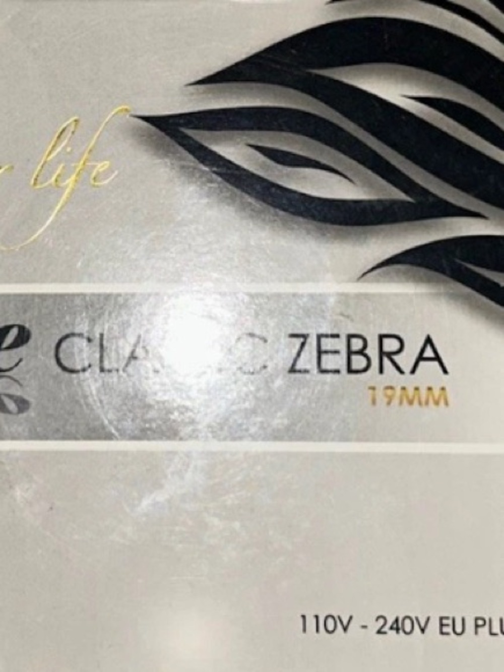Classic Zebra 19mm Hair Accessory in Black and White